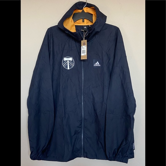 NEW Adidas Portland Timbers Windbreaker Hacker - Picture 4 of 9
